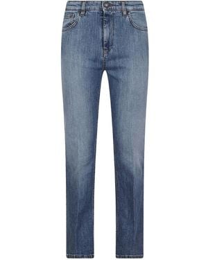 Fay Straight Fit Jeans - Blue