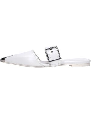 McQueen Mules - Wit