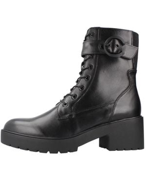 Regarde Le Ciel Lace-Up Boots - Negro