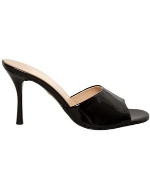 Bianca Di Schoenen ,Zwart ,Leer Sandalo Mule