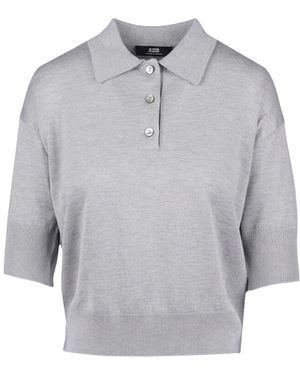 Alpha Studio Polo Shirts - Gray
