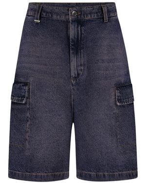 flâneur Denim Shorts - Blue