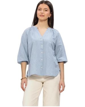 SELECTED Overhemden ,Blauw ,Linnen Cleo-Alberta Linnenmix Shirt