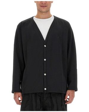 Needles Butterfly Bestickter Cardigan Mit V-Ausschnitt - Schwarz