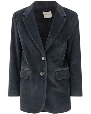 TRUE AVENUE Valeribbedvelvet - Blau