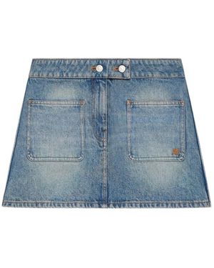 Courreges Denim Skirts - Blu