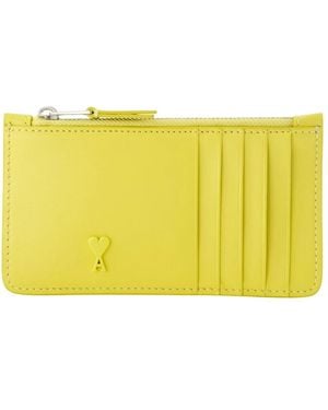 Ami Paris Wallets & Cardholders - Yellow