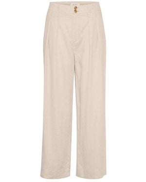 Part Two Wide Trousers - Naturel