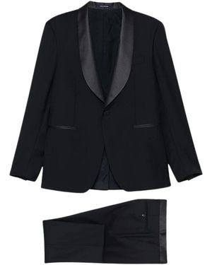 Tagliatore Kostuums ,Blauw ,Single Breasted Suits - Zwart