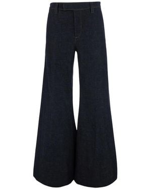 Brunello Cucinelli Wide Jeans - Bleu