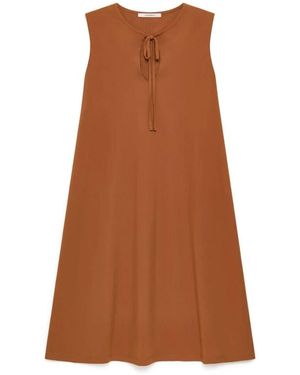Maliparmi Weiches Jerseykleid - Braun