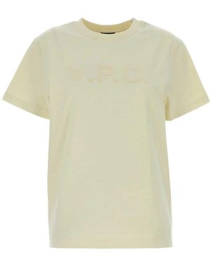 A.P.C. T-Shirts - Yellow