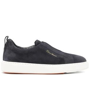 Santoni Trainers - Blue