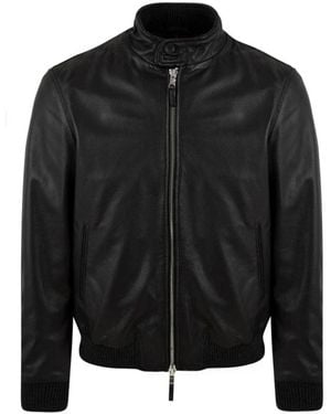 The Jack Leathers Leather Jackets - Black