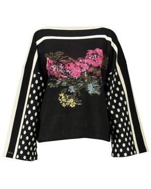 Blugirl Blumarine Round-Neck Knitwear - Black