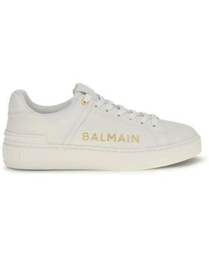 Balmain Bos Taurus Low Top Sneakers - Weiß