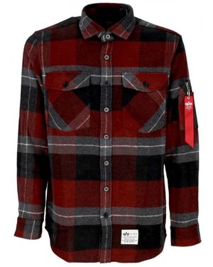 Alpha Industries Casual Shirts - Red