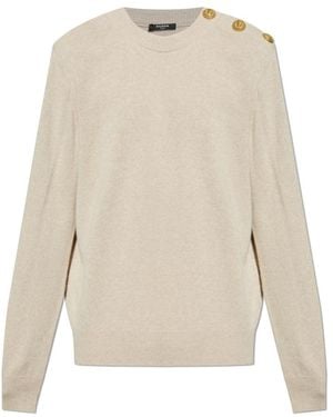 Balmain Cashmere Knitwear - Neutre