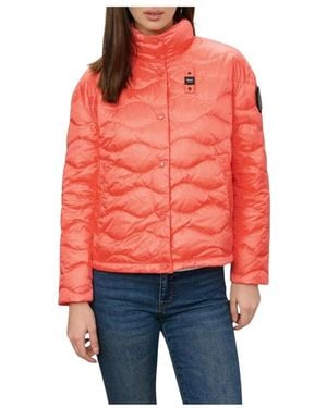 Blauer Winter Jackets - Orange