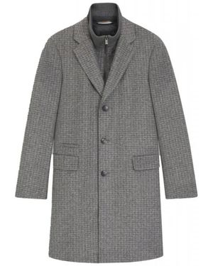 BOSS Single-Breasted Coats - Grigio