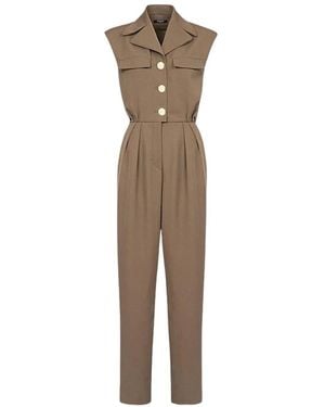 Balmain Jumpsuits - Natural