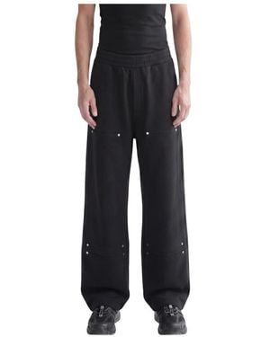 44 Label Group Wide Trousers - Black
