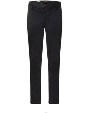 ALBERTO Slim-Fit Trousers - Noir