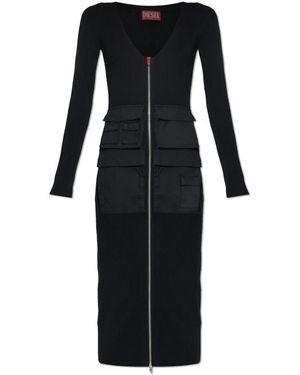 DIESEL Midi Dresses - Nero
