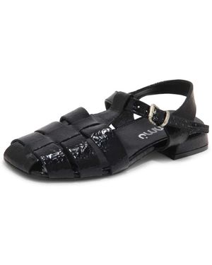 Mimmu Flat Sandals - Negro