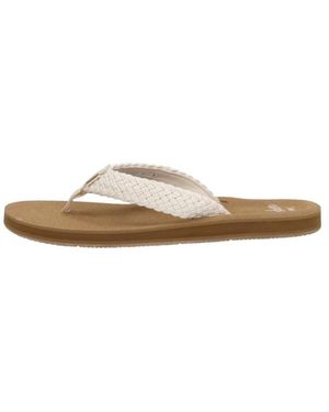 Reef Schoenen ,Baja Maria Teenslippers - Naturel