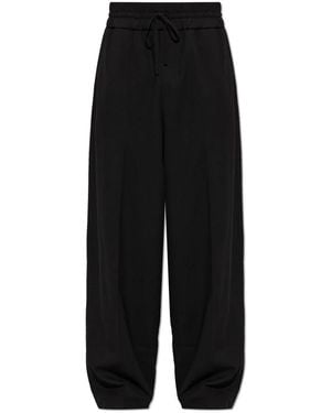 Ami Paris Straight Trousers - Negro