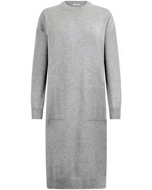 Peserico Knitted Dresses - Grey