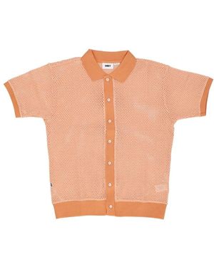 Obey Short Sleeve Shirts - Orange