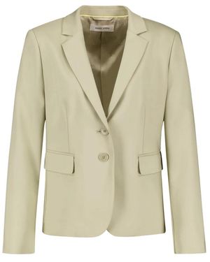 Gerry Weber Jassen ,Groen ,Leer Klassieke Blazer Met Stretchcomfort