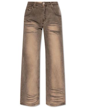 MISBHV High-Waist-Jeans - Natur