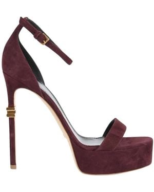 Elisabetta Franchi High Heel Sandals - Purple