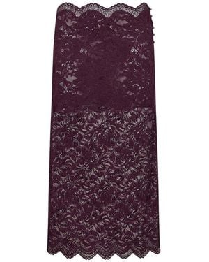 Rabanne Rokken ,Paars ,Midi Rok