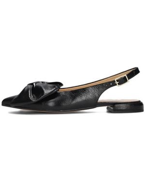 Notre-v Schoenen ,Zwart ,Leer Elegante Zwarte Slingbacks