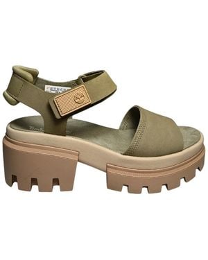 Timberland High Heel Sandals - Green
