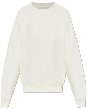 Ami Paris Hoodies & Sweatvesten ,Katoen Oversized Sweatshirt - Wit