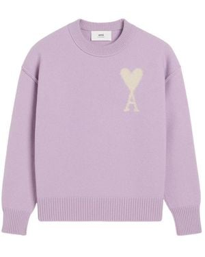 Ami Paris Sweatshirts - Lila