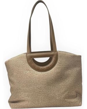 Borbonese Tote Bags - Bruin