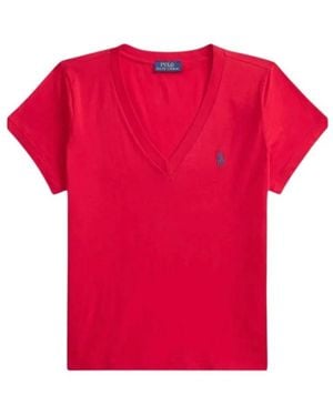 Ralph Lauren T-Hemden - Rood