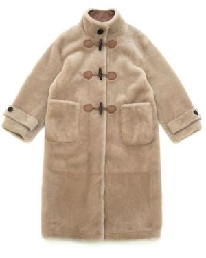 Just things we like Nara lammfell-shearling-jacke - Natur