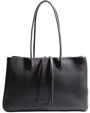 ESTRO Geräumige Schultertasche - Schwarz