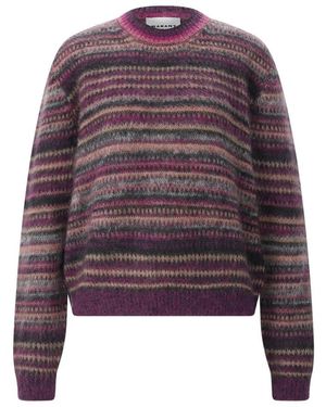 Isabel Marant Round-Neck Knitwear - Morado