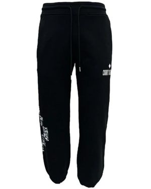 Marcelo Burlon Broeken ,Zwart ,Slim Fit Broeken