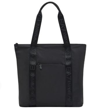 EA7 Tassen ,Zwart ,Logo Tape Tote Bag