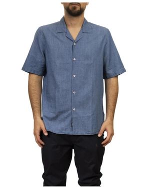 Impure Short Sleeve Shirts - Blu