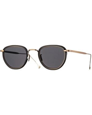 Eyevan 7285 Accessoires ,Geel ,797 Zonnebril - Zwart